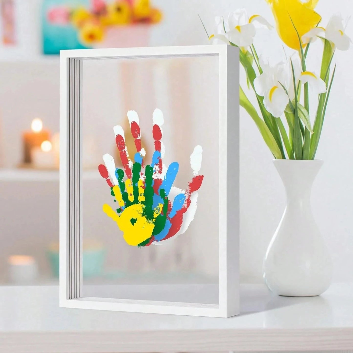 Toddler Handprint & Footprint Frame Kit – Create a Timeless Keepsake