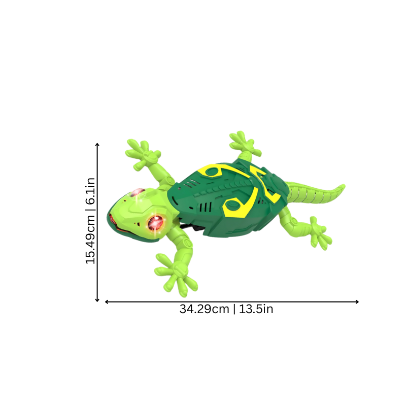 RC wall climbing gecko toy