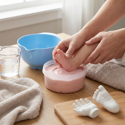 Baby Hand & Footprint Set – Keepsake Set for Newborns & Parents