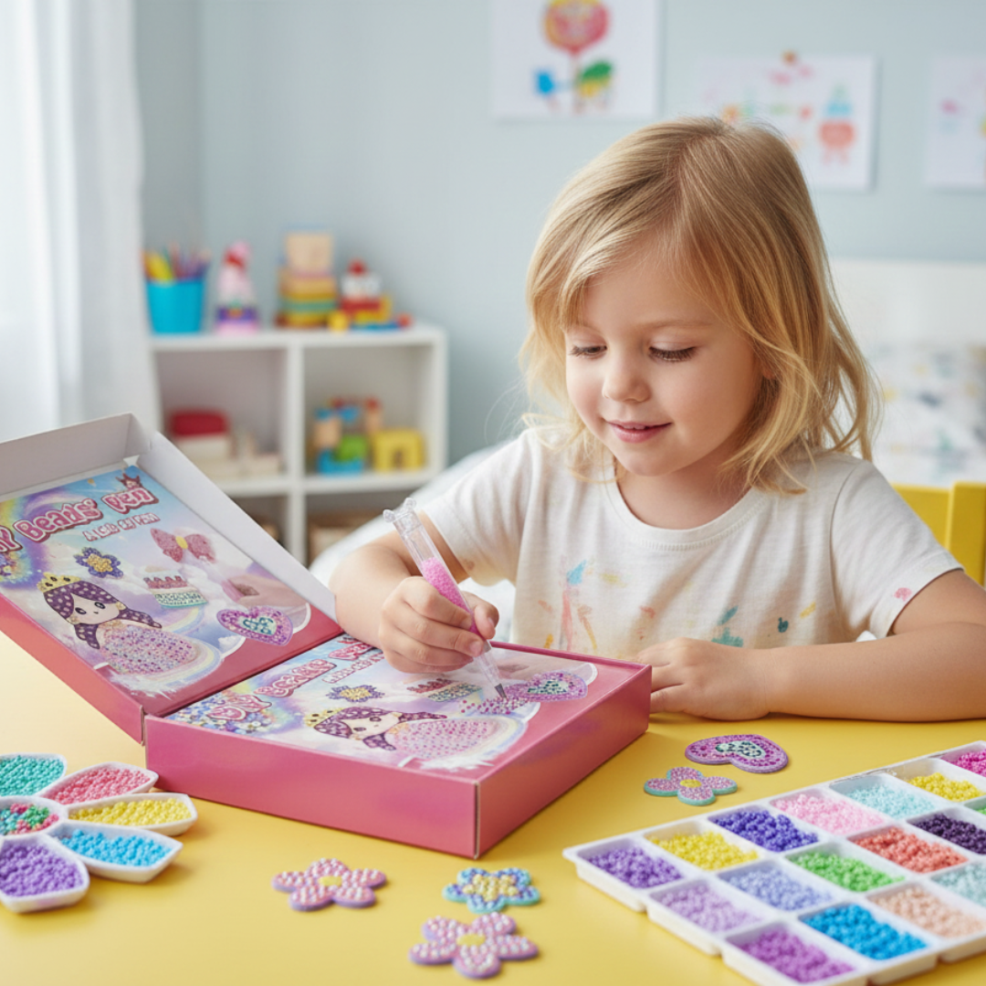 Magical bead painting – DIY set for kids