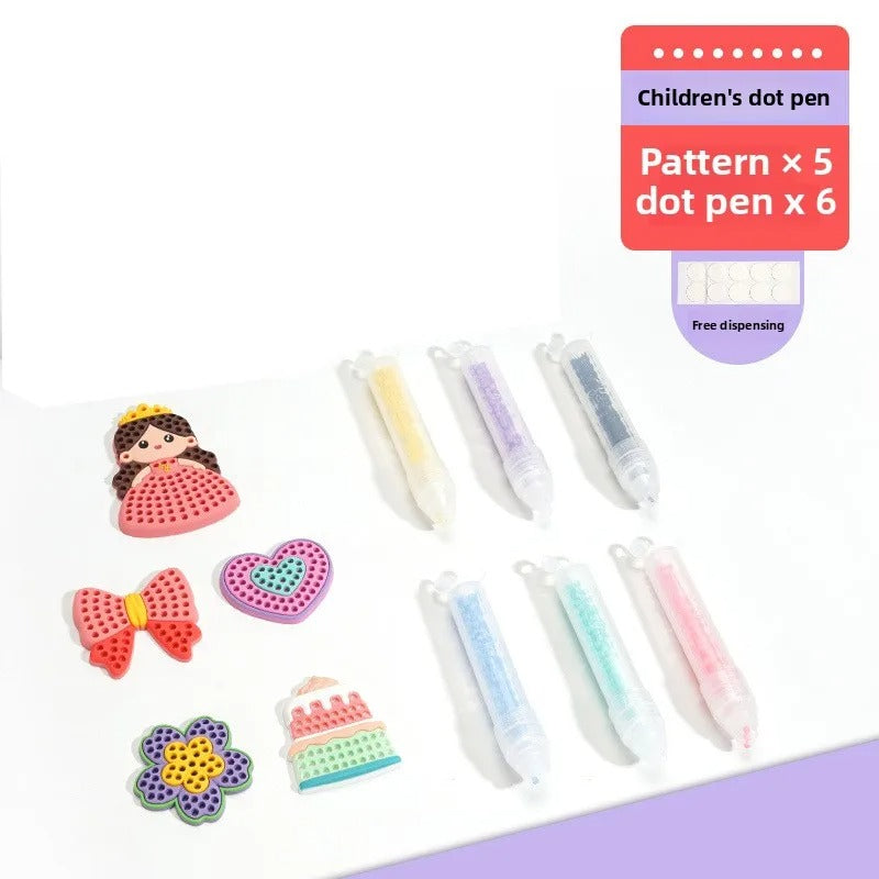 Magical bead painting – DIY set for kids